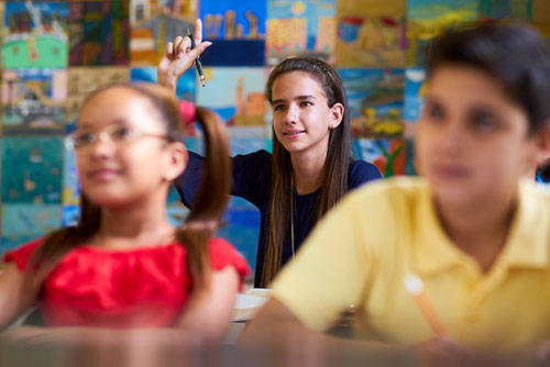 A woman thinking about her future